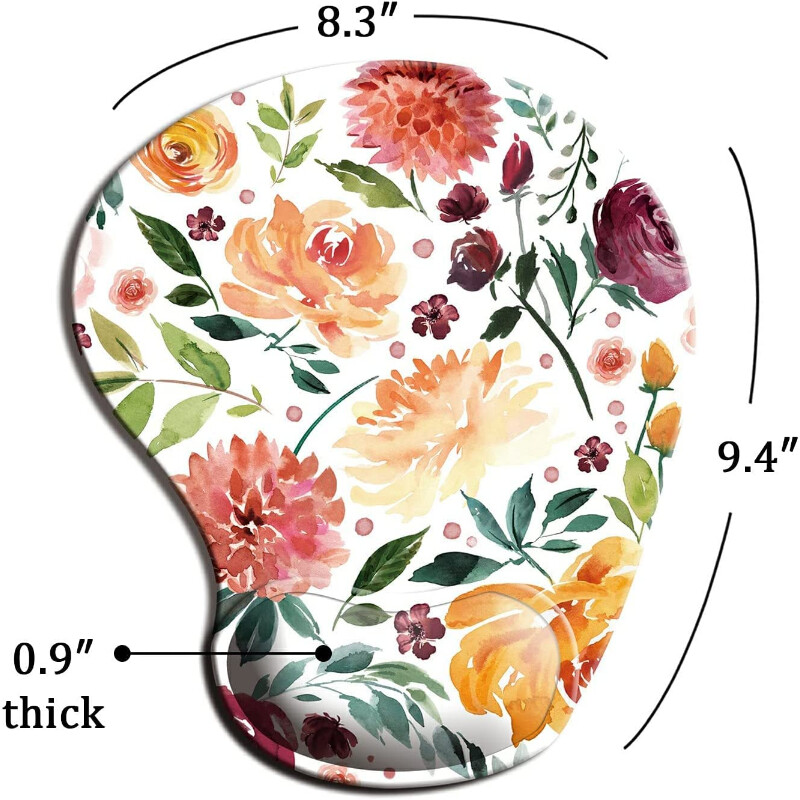 Tampă ergonomică pentru șoarece Suport pentru încheietura mâinii Covoraș de birou din cauciuc anti-alunecare Sub mână Covor pentru șoarece de birou Bratara pentru încheietură Accesorii pentru suport pentru încheietura mâinii