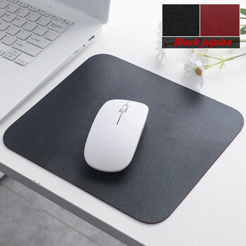 Mouse Pad Χαριτωμένο πατάκι διπλής όψεως για Mouse Office 23x20cm Ματ για ποντίκια Kawaii PU Δερμάτινο αδιάβροχο κουπ πατ Deskpad Girls