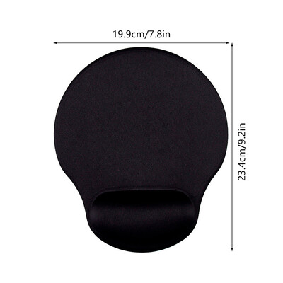 Mouse Pad neagră cu suport pentru încheietura mâinii Mousepad pentru jocuri anti-alunecare Covoraș pentru șoareci PC Laptop Accesorii pentru tastatură