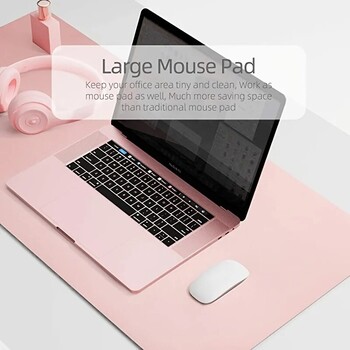 1 τεμ. PU Mouse Pad Μεγάλο Μέγεθος 80*40mm Αντιολισθητικό Mousepad Αδιάβροχο Φυσικό Καουτσούκ Επιτραπέζιο Πατάκι παιχνιδιών για επιτραπέζιο υπολογιστή Φορητός υπολογιστής