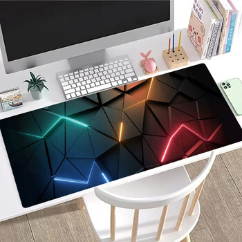 Mouse Pad Desk Pad Extended Mouse Mat 31,5x11,8 ιντσών Μεγάλο πληκτρολόγιο υπολογιστή Επιτραπέζιο ματ Επιφάνεια εργασίας με αντιολισθητική βάση και ραμμένη άκρη