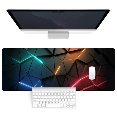 Mouse Pad Desk Pad Extended Mouse Mat 31,5x11,8 ιντσών Μεγάλο πληκτρολόγιο υπολογιστή Επιτραπέζιο ματ Επιφάνεια εργασίας με αντιολισθητική βάση και ραμμένη άκρη