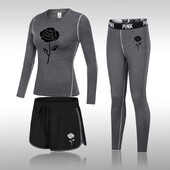 Divat jógakészlet Női sportruházat Női Tornatermi Ruházat Sportruha Tornatermi szett Sportruházat Női Jóga Felszerelés Edzőruha