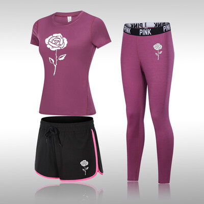 Divat jógakészlet Női sportruházat Női Tornatermi Ruházat Sportruha Tornatermi szett Sportruházat Női Jóga Felszerelés Edzőruha