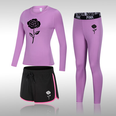 Divat jógakészlet Női sportruházat Női Tornatermi Ruházat Sportruha Tornatermi szett Sportruházat Női Jóga Felszerelés Edzőruha