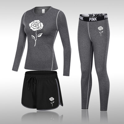 Divat jógakészlet Női sportruházat Női Tornatermi Ruházat Sportruha Tornatermi szett Sportruházat Női Jóga Felszerelés Edzőruha