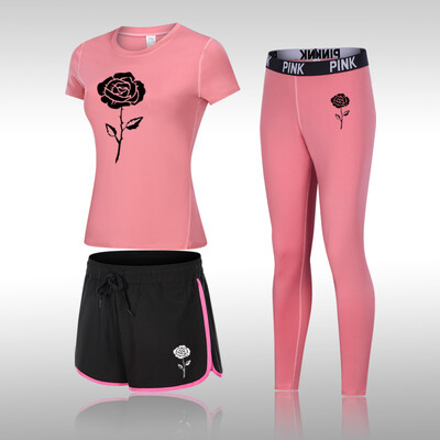 Divat jógakészlet Női sportruházat Női Tornatermi Ruházat Sportruha Tornatermi szett Sportruházat Női Jóga Felszerelés Edzőruha