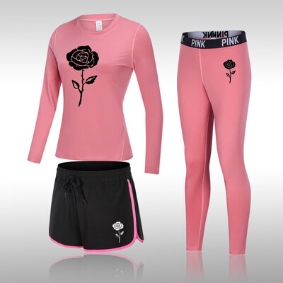 Divat jógakészlet Női sportruházat Női Tornatermi Ruházat Sportruha Tornatermi szett Sportruházat Női Jóga Felszerelés Edzőruha