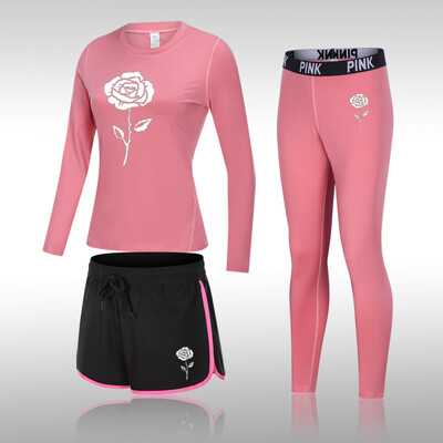 Divat jógakészlet Női sportruházat Női Tornatermi Ruházat Sportruha Tornatermi szett Sportruházat Női Jóga Felszerelés Edzőruha