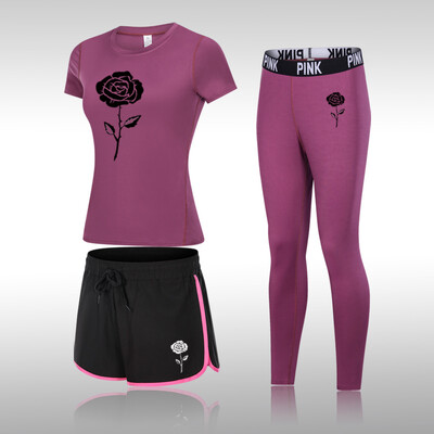 Divat jógakészlet Női sportruházat Női Tornatermi Ruházat Sportruha Tornatermi szett Sportruházat Női Jóga Felszerelés Edzőruha