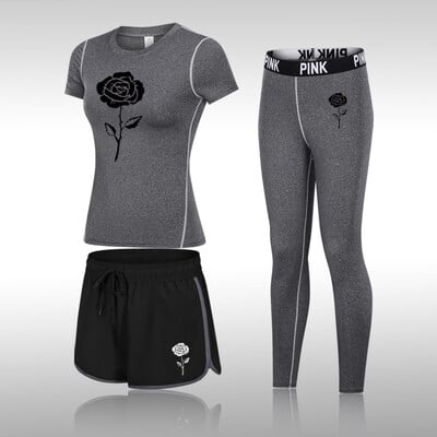 Divat jógakészlet Női sportruházat Női Tornatermi Ruházat Sportruha Tornatermi szett Sportruházat Női Jóga Felszerelés Edzőruha