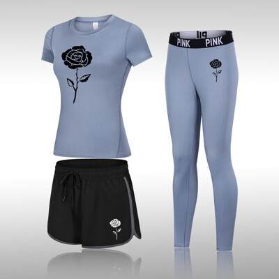 Divat jógakészlet Női sportruházat Női Tornatermi Ruházat Sportruha Tornatermi szett Sportruházat Női Jóga Felszerelés Edzőruha