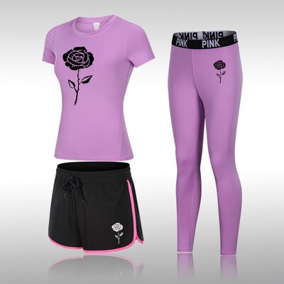 Divat jógakészlet Női sportruházat Női Tornatermi Ruházat Sportruha Tornatermi szett Sportruházat Női Jóga Felszerelés Edzőruha