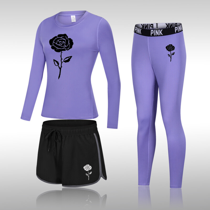 Divat jógakészlet Női sportruházat Női Tornatermi Ruházat Sportruha Tornatermi szett Sportruházat Női Jóga Felszerelés Edzőruha