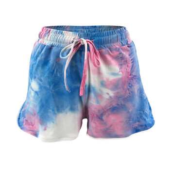 Спортни костюми с качулка Tie Dye Дамски подходящи комплекти Секси клубни модни тоалети от 2 части Комплект топ и къси панталони Дамски ежедневни комплекти#g30