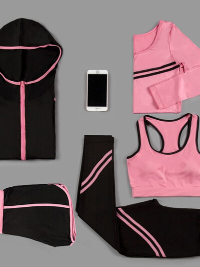 Jogas sporta apģērbs Sieviešu sporta tērpi, novājēšana, 2022. gada jauni sporta komplekti sievietēm, rīta skriešana, ātri žūstošs treniņu apģērbs