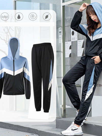 Korejas Juicy Couture treniņtērps jauns jogas apģērbs sievietēm, brīvs, ātri žūstošs harēma bikses, skriešana, sports, fitness, 4 daļīgs sieviešu tērps