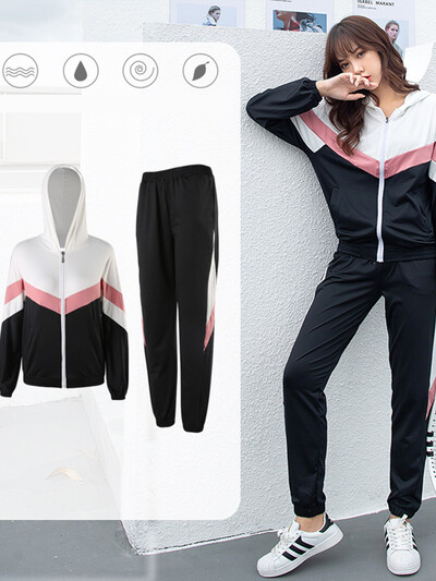 Korejas Juicy Couture treniņtērps jauns jogas apģērbs sievietēm, brīvs, ātri žūstošs harēma bikses, skriešana, sports, fitness, 4 daļīgs sieviešu tērps