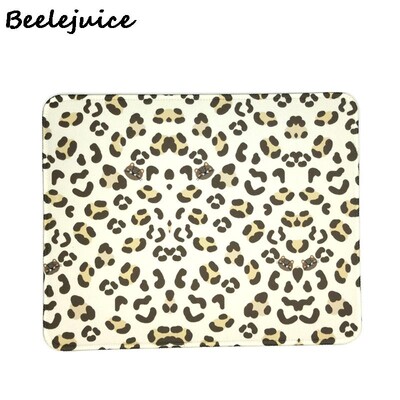 Leopard Print Nordic Style peles paliktnis spēlēm klēpjdatora datora galda paklājiņš Peles paliktnis Roku balsti Galda paklājiņš Biroja rakstāmgalda piederumi