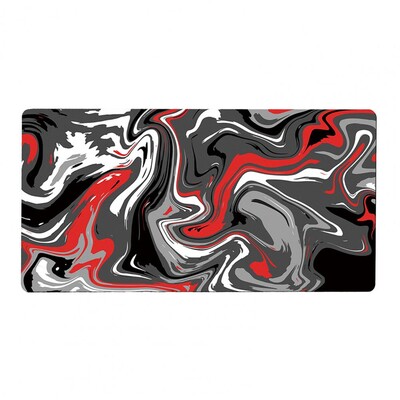 Tampă de mouse reutilizabilă Tampă de mouse din cauciuc natural Tampă de mouse pliabilă, impermeabilă, cu imprimare abstractă, anti-alunecare pentru computer