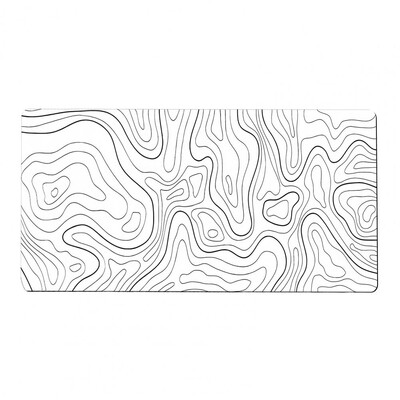 Tampă de mouse reutilizabilă Tampă de mouse din cauciuc natural Tampă de mouse pliabilă, impermeabilă, cu imprimare abstractă, anti-alunecare pentru computer