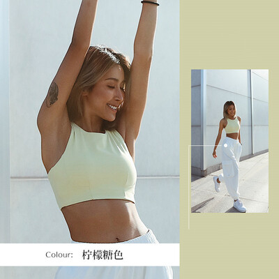 FUBEIKE Pilates Antrenament Pantaloni scurți cu talie înaltă Costum de yoga rezistent la șocuri Lenjerie de corp Push Up, Fitness, alergare, Set de antrenament sutien yoga