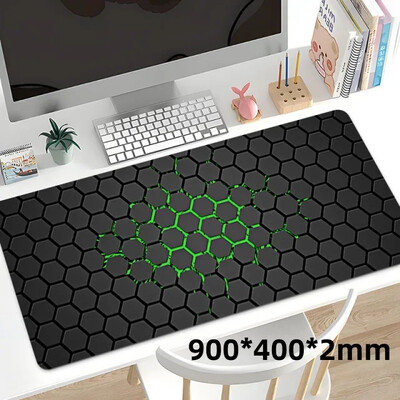 QIANKONG Gamer Mouse Pad Computer Laptop Sakura Tastatură Mouse Mat XXL Mousepad mare Decorație pentru jocuri PC Office Birou Mat
