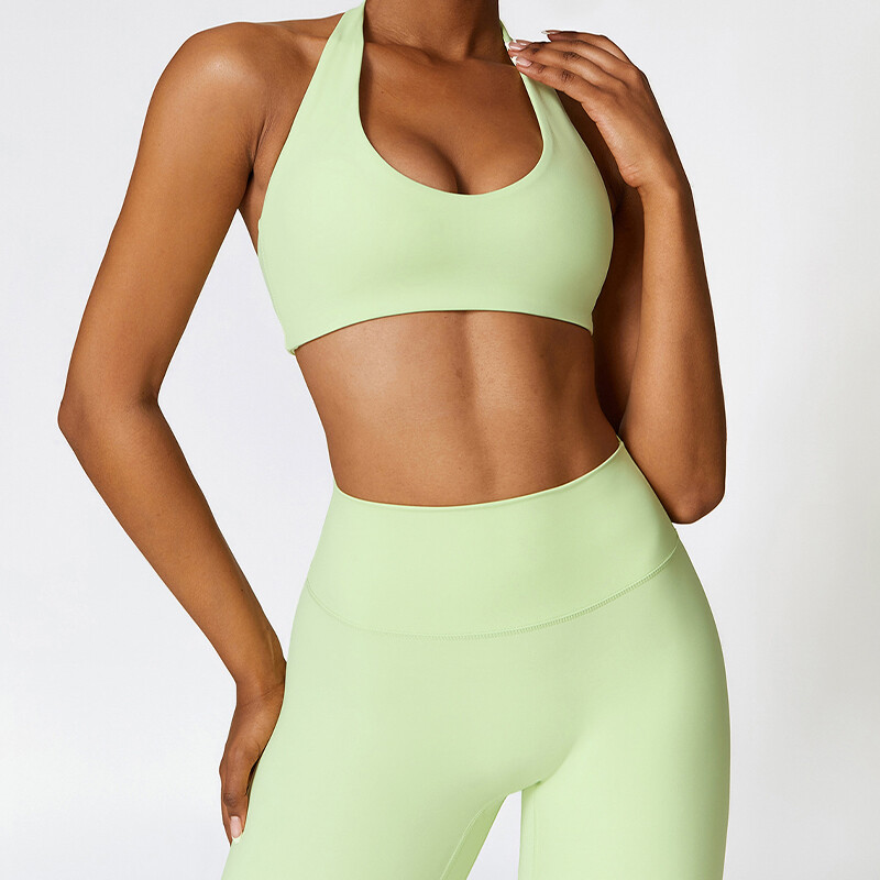 Jogos drabužių kostiumai, tinkantys sportinei aprangai, moteriški antblauzdžiai aukštu juosmeniu ir viršutinis dviejų dalių sportinis komplektas, sporto salės sportinis kostiumas, kūno rengybos apranga