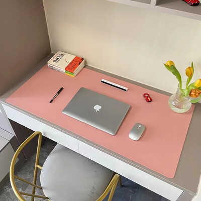 1 τεμ. πολλαπλών μεγεθών πολλαπλών χρωμάτων Office Desk Protector Mat PU Δερμάτινο αδιάβροχο Mouse Pad Επιτραπέζιο πληκτρολόγιο Desk Pad Βιβλίο