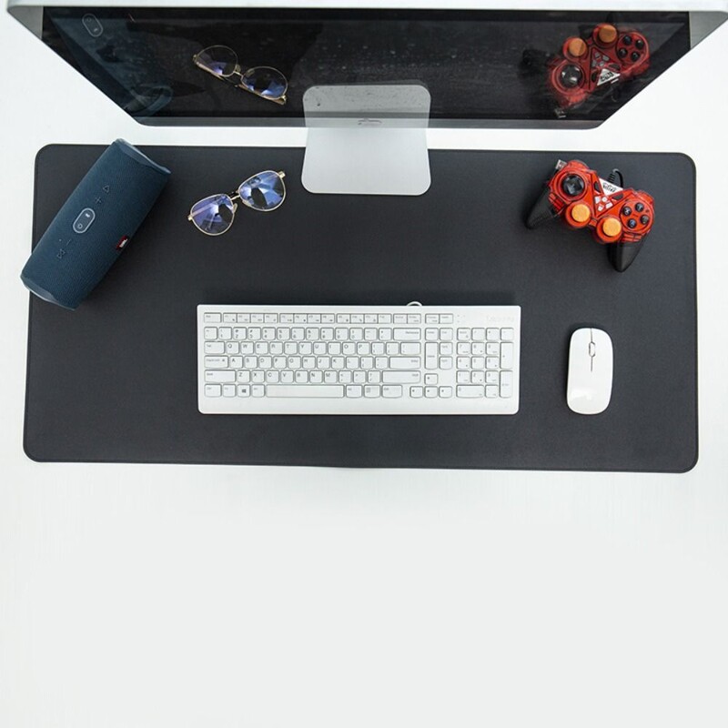Podložka pod klávesnicu z PU kože, podložka pod myš pre počítač, herná podložka pod myš, domáce kancelárske potreby, obrus, podložka na stôl pre PC, podložka na stôl, podložka na stôl
