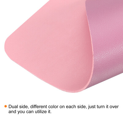 Biroja galda paklājiņa aizsargs PU ādas divpusējs ūdensnecaurlaidīgs peles paliktnis rakstāmpaklājiņš galddatora tastatūra rakstāmgalda paliktnis spēļu datoru piederumi