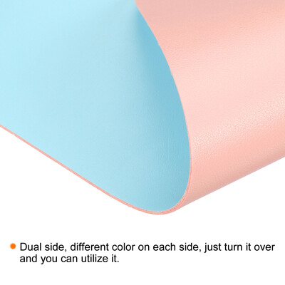 Biroja galda paklājiņa aizsargs PU ādas divpusējs ūdensnecaurlaidīgs peles paliktnis rakstāmpaklājiņš galddatora tastatūra rakstāmgalda paliktnis spēļu datoru piederumi