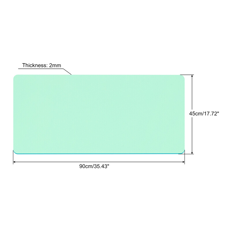 Biroja galda paklājiņa aizsargs PU ādas divpusējs ūdensnecaurlaidīgs peles paliktnis rakstāmpaklājiņš galddatora tastatūra rakstāmgalda paliktnis spēļu datoru piederumi