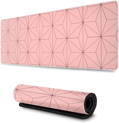 Bloka peles paliktnis 11,8 x31,5 collas, taisnstūris, ūdensnecaurlaidīgs liela izmēra spēļu galda paklājs, neslīdošs gumijas peles paklājs datoram