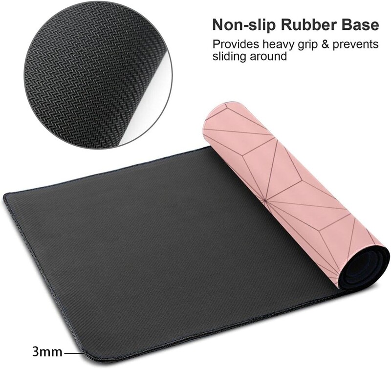 Bloka peles paliktnis 11,8 x31,5 collas, taisnstūris, ūdensnecaurlaidīgs liela izmēra spēļu galda paklājs, neslīdošs gumijas peles paklājs datoram