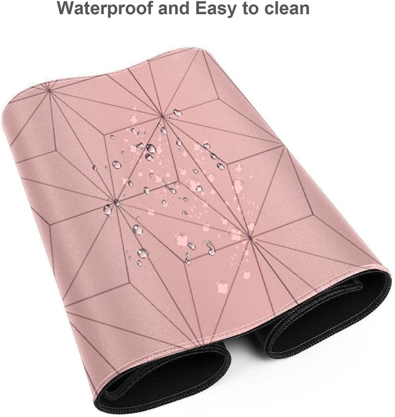 Bloka peles paliktnis 11,8 x31,5 collas, taisnstūris, ūdensnecaurlaidīgs liela izmēra spēļu galda paklājs, neslīdošs gumijas peles paklājs datoram