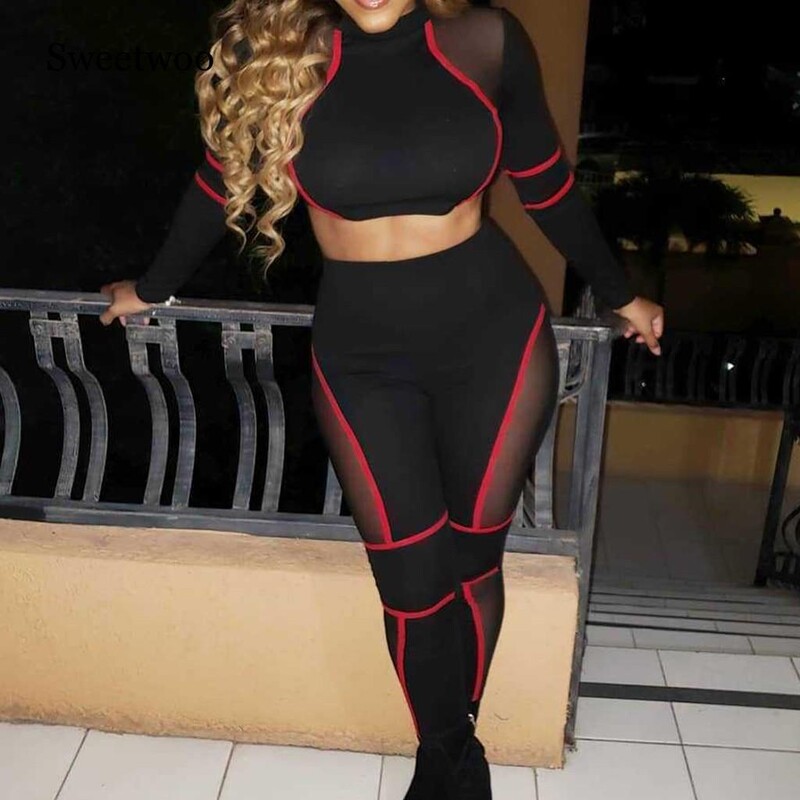 Fitness Hollow Yoga Σετ Νέο φωτεινό μακρυμάνικο + μακρύ παντελόνι Athleisure Γυναικείο κοστούμι γυμναστήριο Αθλητικό κολάν δύο τεμαχίων Αθλητικά ρούχα