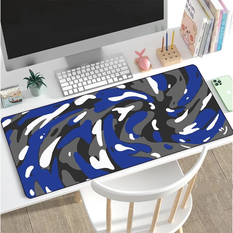 Graffiti Kawaii egérpad absztrakt játék Forgó egérpad egérpad lejátszó nagy szőnyeg számítógép asztali billentyűzet billentyűzet