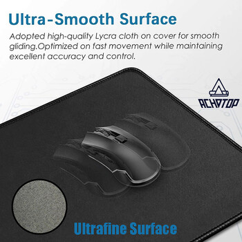 Strata Liquid Gaming Mouse Mat High Elastic Αντιολισθητικό κάτω μέρος E-Sports Mouse Pad Gamer 45x40CM Speed Mousepad Ultrafine Surface