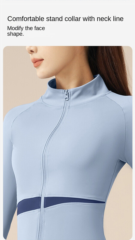 Set de haine de yoga pentru alergare de toamnă și iarnă, nud, cu uscare rapidă, costum sport subțire, îmbrăcăminte sportivă de fitness