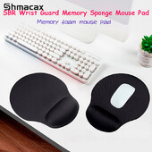 Μαύρο mousepad με αντιολισθητικό μαξιλάρι καρπού Mousepad Mice Mat Αξεσουάρ πληκτρολογίου για φορητούς υπολογιστές