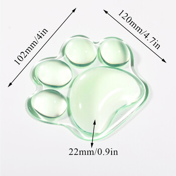 Cat Paw Hand Rest Mouse Pad σιλικόνης Gel Στήριγμα καρπού Q Soft Wrist Stress Relief Mousepad Προμήθειες γραφείου υπολογιστή