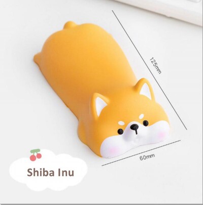 Gudrs plaukstas balsts peles datora klēpjdatora roku balsts rakstāmgaldam Ergonomiskas Kawaii biroja preces Lēni augošas, smailas rotaļlietas