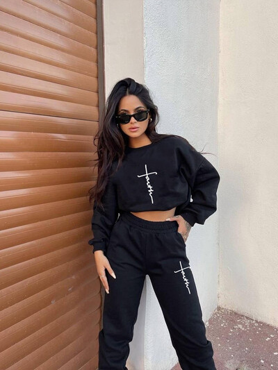 Hanorace unisex gotice noi Costume de toamnă iarnă Trening pentru femei Îmbrăcăminte sport Pantaloni de trening Seturi de 2 piese Hip hop Jogging Hanorace pentru bărbați