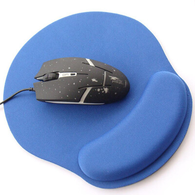 Jednofarebná podložka pod myš EVA náramok pohodlná podložka pod myš herný počítač PC notebook mäkká čierna podložka pod myš klávesnica myš podložka pod zápästie
