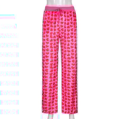 Дамски кадифени спортни костюми с принт на сърце, дълги ръкави, цип, изрязани якета с качулка, дълги панталони, есен, зима, 90-те, ежедневни комплекти от 2 части