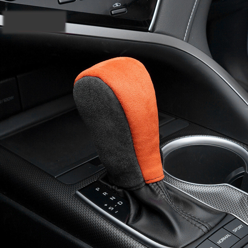 Capac viteze transfrontaliere din piele intoarsa Capac viteze universal automat manual Capac viteze Set schimbator de viteze Interior auto