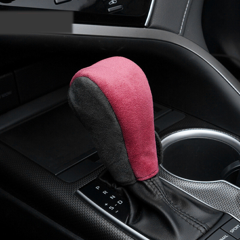 Capac viteze transfrontaliere din piele intoarsa Capac viteze universal automat manual Capac viteze Set schimbator de viteze Interior auto