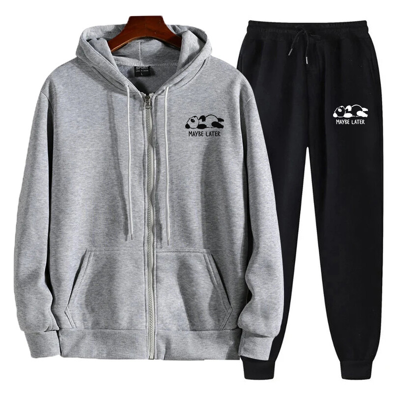 Patogūs moteriški megztiniai Rudens žiemos gobtuvai Universalus sportinis kostiumas Paltas Kasdienis Karštas Išpardavimas Mada Sportas Sportinės kelnės Dail