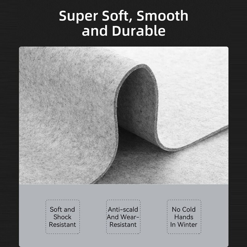 Suure suurusega villane vildist hiirematt Kontori arvuti lauakaitse matt laud sülearvuti padi libisemiskindel klaviatuurimatt Mängutarvikud